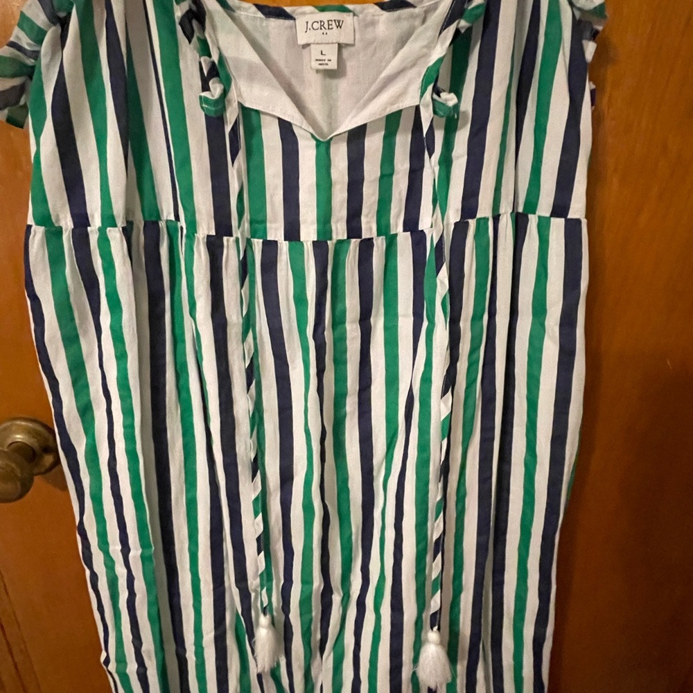 J.Crew Multicolor Striped Dress
